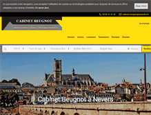 Tablet Screenshot of fnaim-beugnot.com